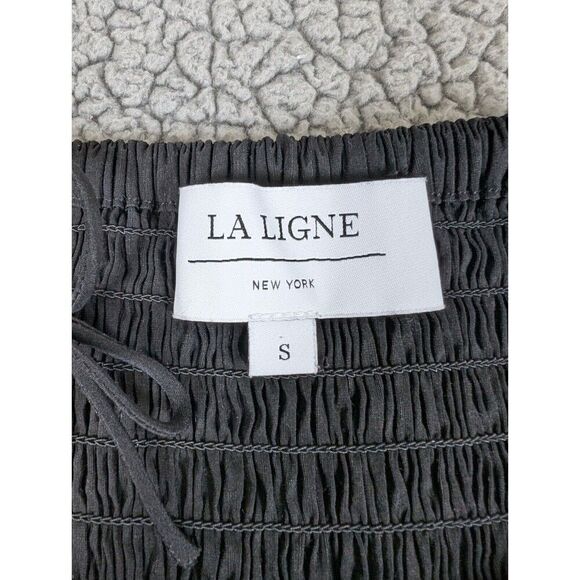La Ligne Jumpsuit Mason Womens Size Small Black Removable Straps $395 NWOT - Picture 3 of 16